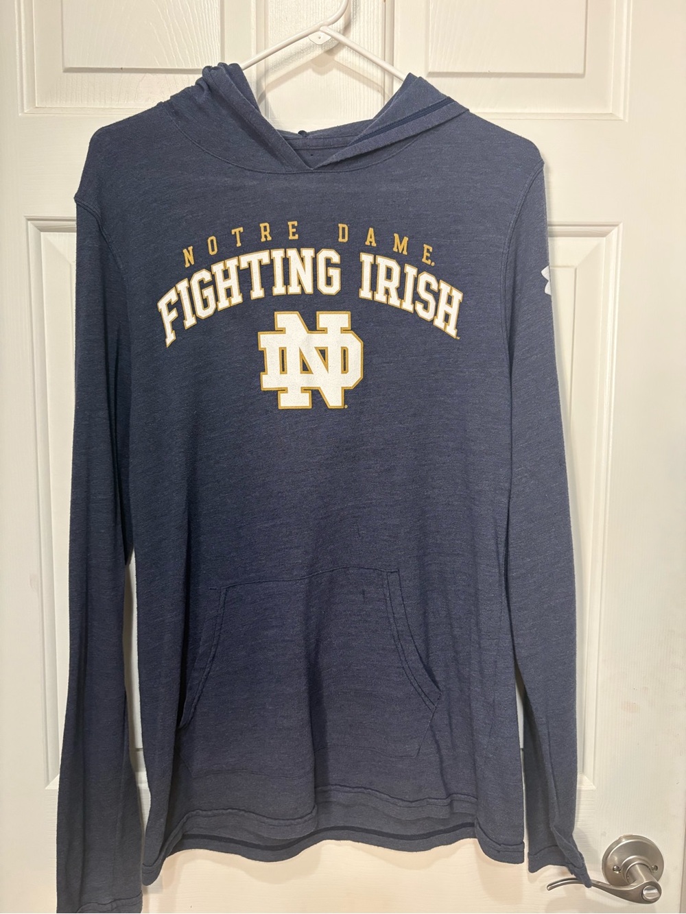 Under Armour Navy Blue Hooded Sweatshirt